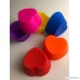 Cupcake Silicone Baking Cups Muffin Baking Cups Liner 24-Pack Round & Heart Colorful Reusable Non-Stick Cake Molds Sets (396) - B07F5SYPTP